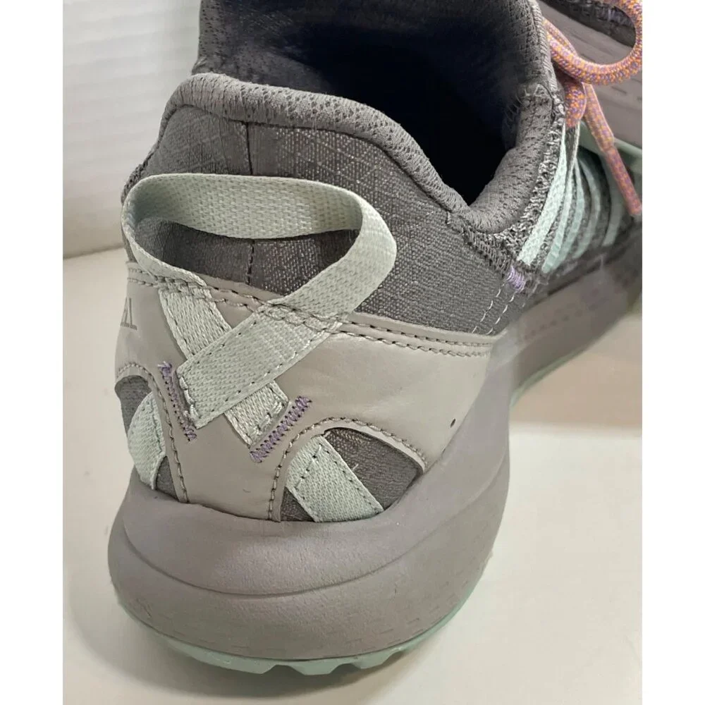 Merrell Women's Athletic Sneakers Size 10 Gray Mesh with Pink & Teal Accents - Picture 12 of 12